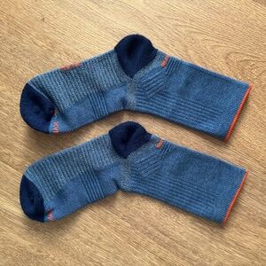 Juclise Lightweight Micro Crew Socks - Women Size Medium (M) Blue